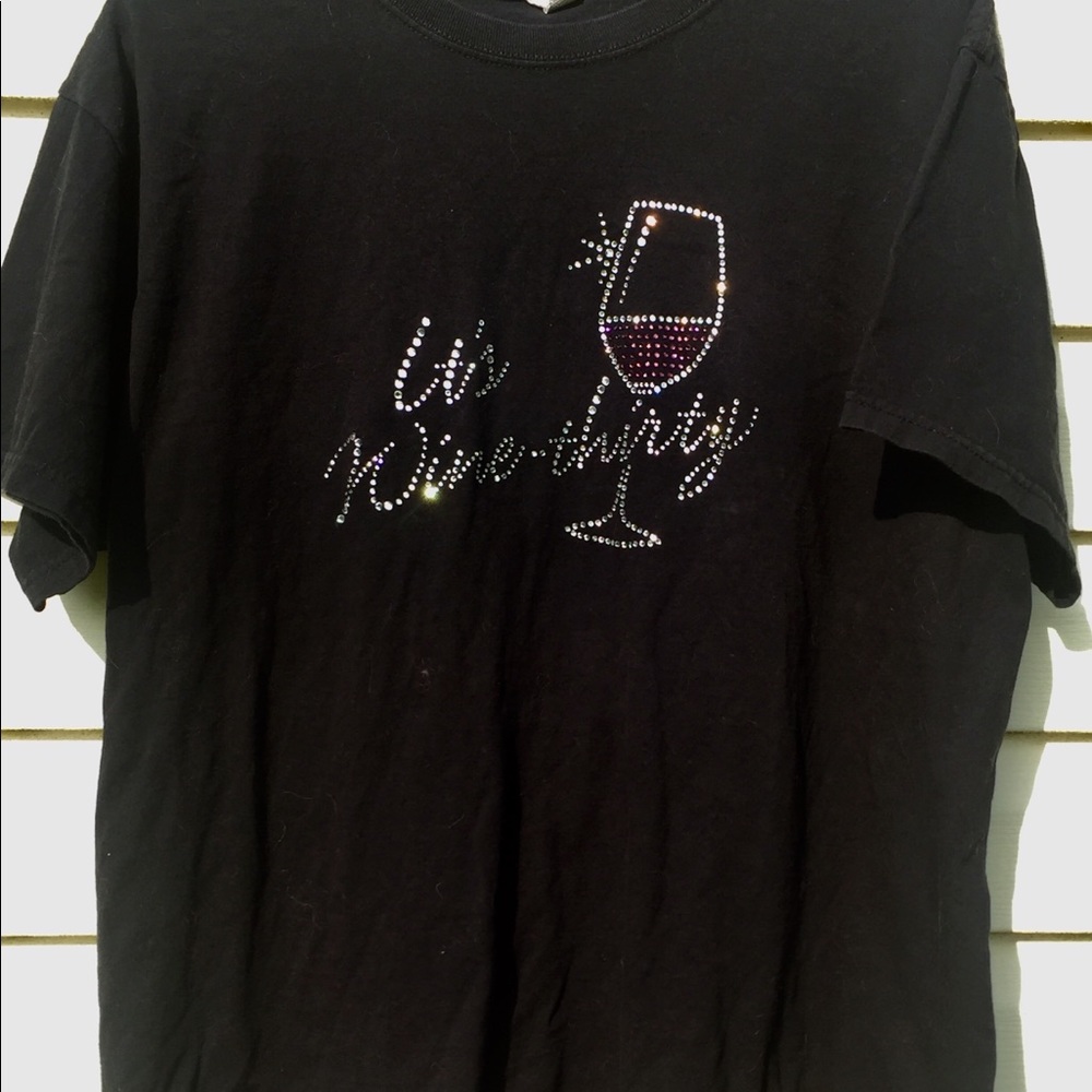 It’s whine-thirty heavyweight cotton t-shirt